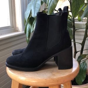 Topshop Black Booties